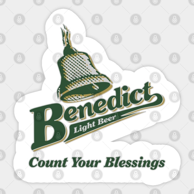 Benedict Light Beer Sticker by MBK